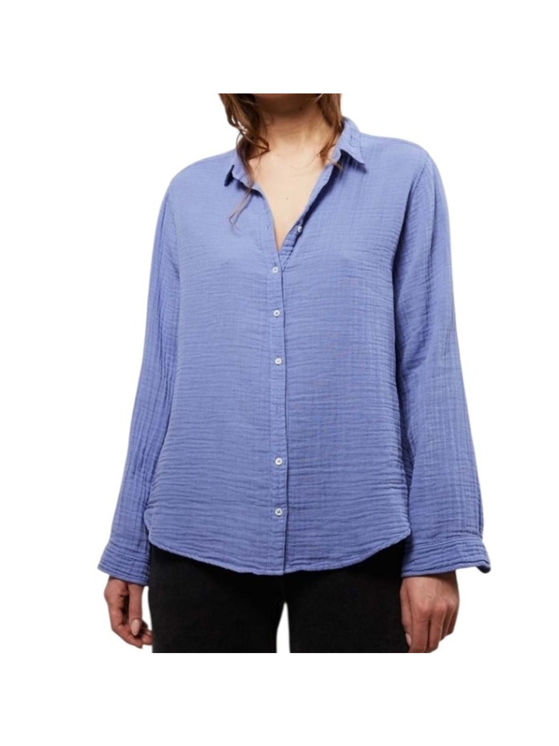 Xirena Peri Scout Button Up Cotton Chelsea Gauze Shirt Sz Small
